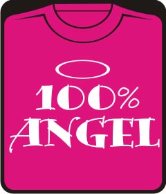 Прикольные футболки: 100% angel